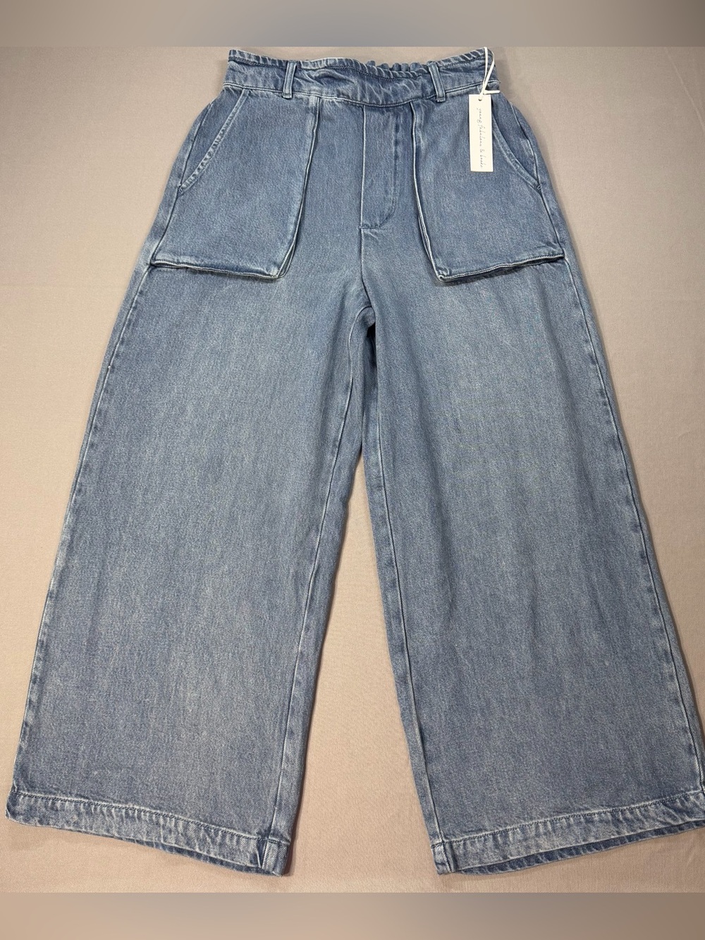 High Rise Wide Leg Cargo Pants YOUNG FABULOUS and BROKE Size Large